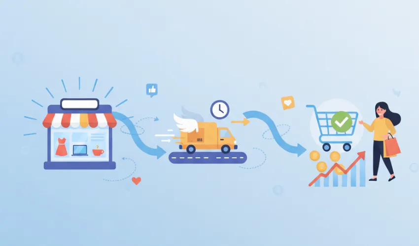 Exemple de publication Facebook pour une étude de cas sur l'augmentation des ventes