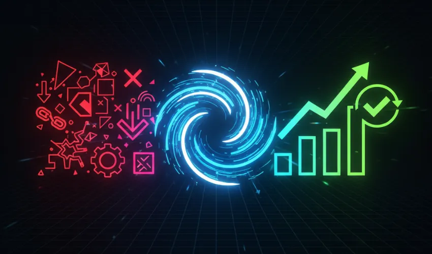 Visuel d'illustration pour un thread Twitter sur la croissance d'un site e-commerce.